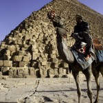 The first of many camel jockeys I was to encounter that day...